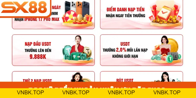Khuyến mãi SX88 - Tận hưởng ưu đãi giá trị khủng nhất