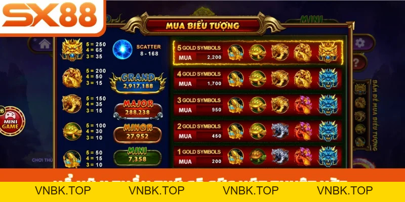 Nổ Hũ 4 Thần Thú SX88 - Huyền Thoại Slot Game Châu Á