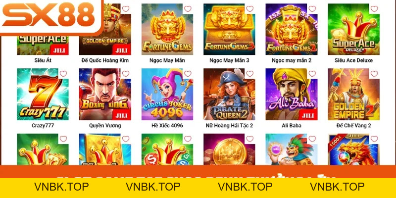 Slot Game SX88 - Khám Phá Thế Giới Quay Hũ Đa Sắc Màu