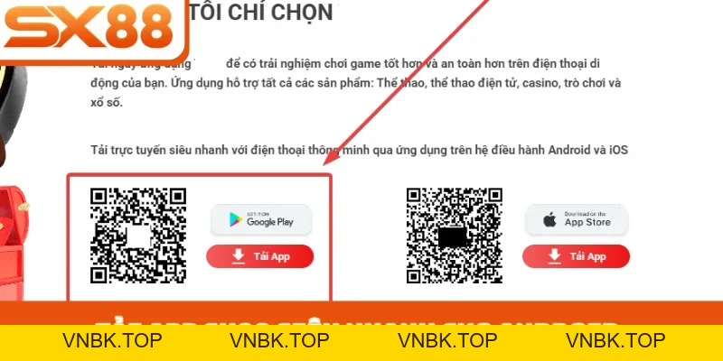 Tải app SX88 - Tận hưởng giải trí mọi lúc mọi nơi